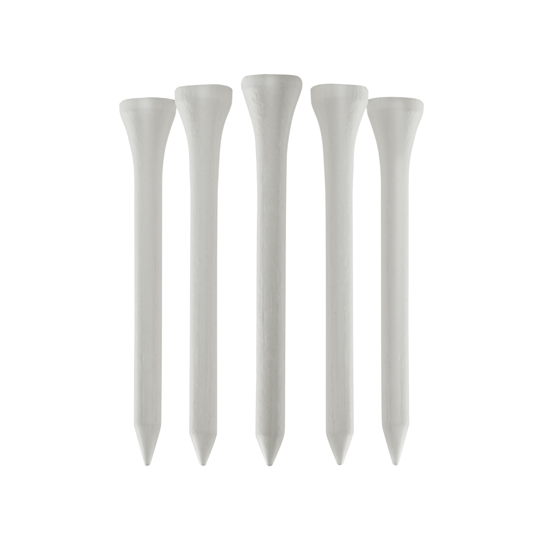 100 witte golf tee’s (7 cm)